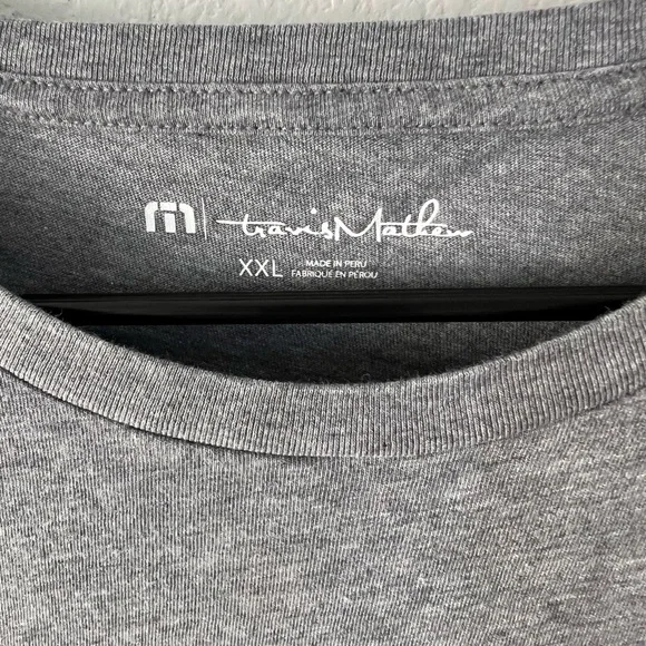 Travis Mathew T Shirt Mens Graphic Print Short Sleeve Grey Size XXL - Picture 3 of 6